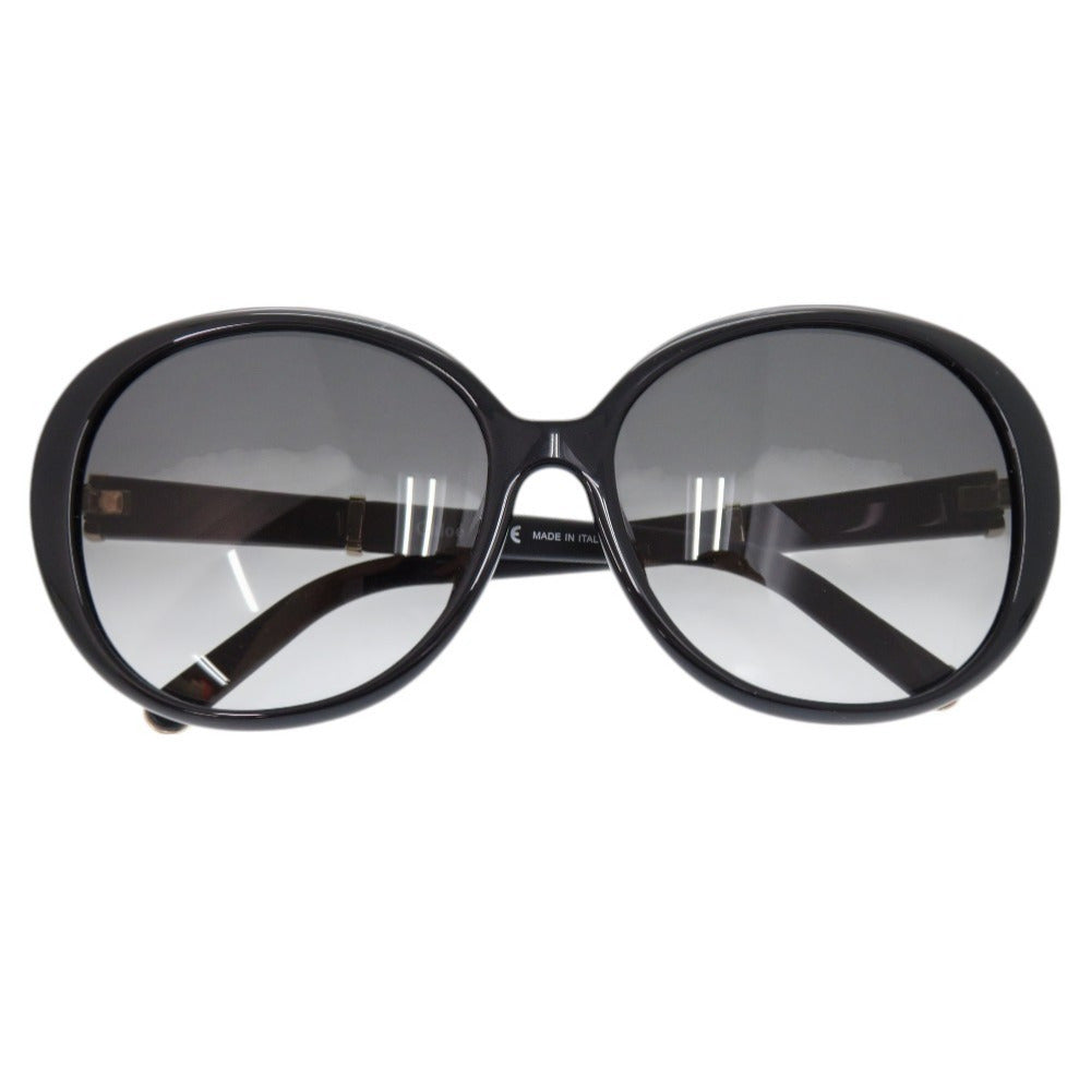 美品 クロエ グラデーションレンズ CE698SA プラスチック ブラック サングラス 黒 0539【中古】Chloe