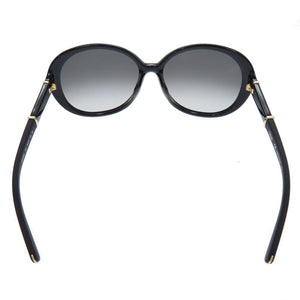 美品 クロエ グラデーションレンズ CE698SA プラスチック ブラック サングラス 黒 0539【中古】Chloe