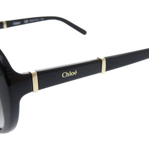 美品 クロエ グラデーションレンズ CE698SA プラスチック ブラック サングラス 黒 0539【中古】Chloe