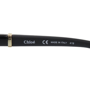 美品 クロエ グラデーションレンズ CE698SA プラスチック ブラック サングラス 黒 0539【中古】Chloe
