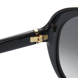 美品 クロエ グラデーションレンズ CE698SA プラスチック ブラック サングラス 黒 0539【中古】Chloe