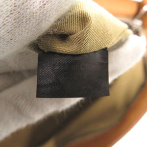 ダンヒル キャンバス/レザー カーキ トートバッグ 0587【中古】Dunhill