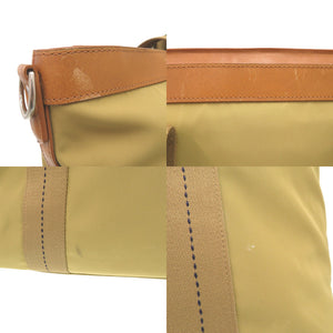 ダンヒル キャンバス/レザー カーキ トートバッグ 0587【中古】Dunhill