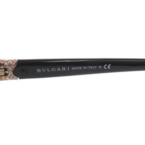 美品 ブルガリ グラデーションレンズ 8166-B-F プラスチック ラインストーン ブラック サングラス 黒 0613【中古】BVLGARI