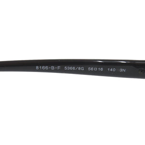 美品 ブルガリ グラデーションレンズ 8166-B-F プラスチック ラインストーン ブラック サングラス 黒 0613【中古】BVLGARI