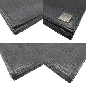 新品同様 ダンヒル ディーエイト レザー ブラック 黒 カードケース 名刺入れ 財布 0620【中古】dunhill