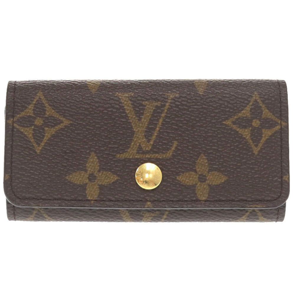 美品 ルイ ヴィトン ミュルティクレ4 モノグラム M69517 4連キーケース LV 0625 【中古】 LOUIS VUITTON