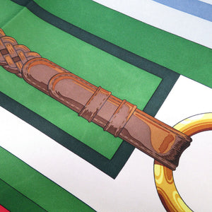 新品同様 エルメス カレ90 コーチング H001635S 26 シルク マルチカラー スカーフ 0647【中古】HERMES