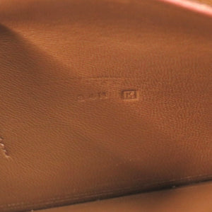 美品 エルメス ドゴンGM 御堂筋限定 シェーブル ブロンズ シルバー金具 □K刻印 長財布 0650 【中古】 HERMES