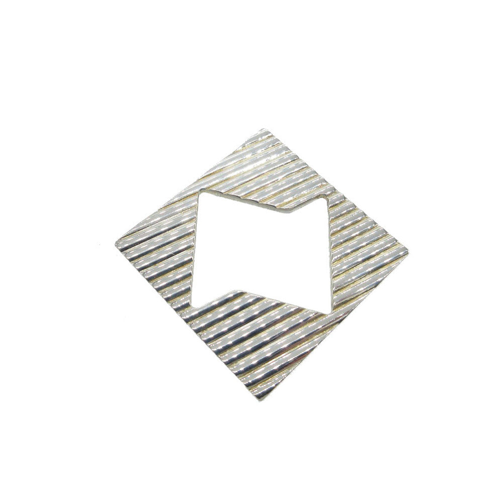 美品 ティファニー スクエア ブローチ シルバー925 シルバー 0707【中古】TIFFANY&Co.