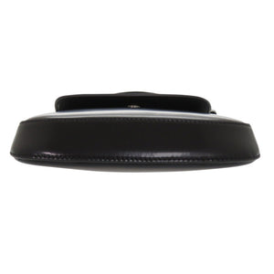 未使用 プラダ SPAZZOLATO 1BH188 トライアングルロゴ レザー ブラック 2way ショルダーバッグ 黒 0709【中古】PRADA