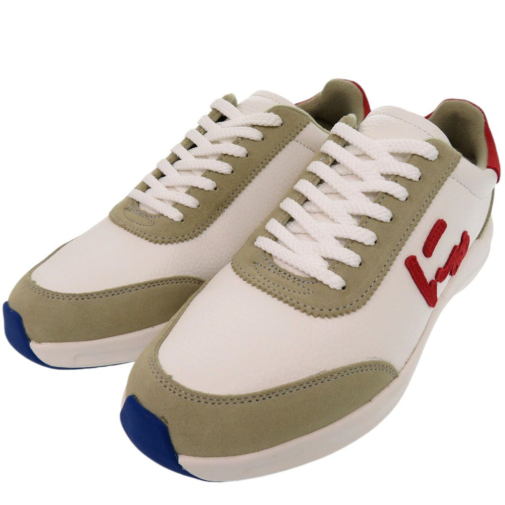 未使用品 サンガッチョ にゅ～ず SANGACIO BLOW スニーカー 26.5cm レザー WHITE/RED 0720【中古】Sangacio