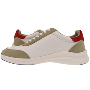 未使用品 サンガッチョ にゅ～ず SANGACIO BLOW スニーカー 26.5cm レザー WHITE/RED 0720【中古】Sangacio