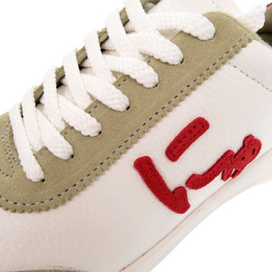 未使用品 サンガッチョ にゅ～ず SANGACIO BLOW スニーカー 26.5cm レザー WHITE/RED 0720【中古】Sangacio