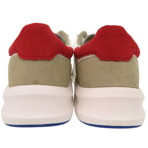 未使用品 サンガッチョ にゅ～ず SANGACIO BLOW スニーカー 26.5cm レザー WHITE/RED 0720【中古】Sangacio