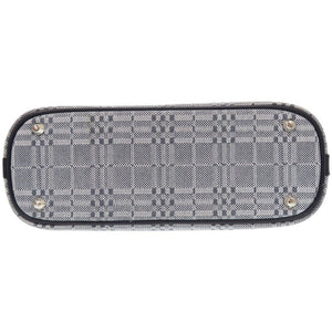 美品 バーバリー キャンバス/レザー グレー ハンドバッグ 0732【中古】BURBERRY