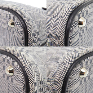 美品 バーバリー キャンバス/レザー グレー ハンドバッグ 0732【中古】BURBERRY