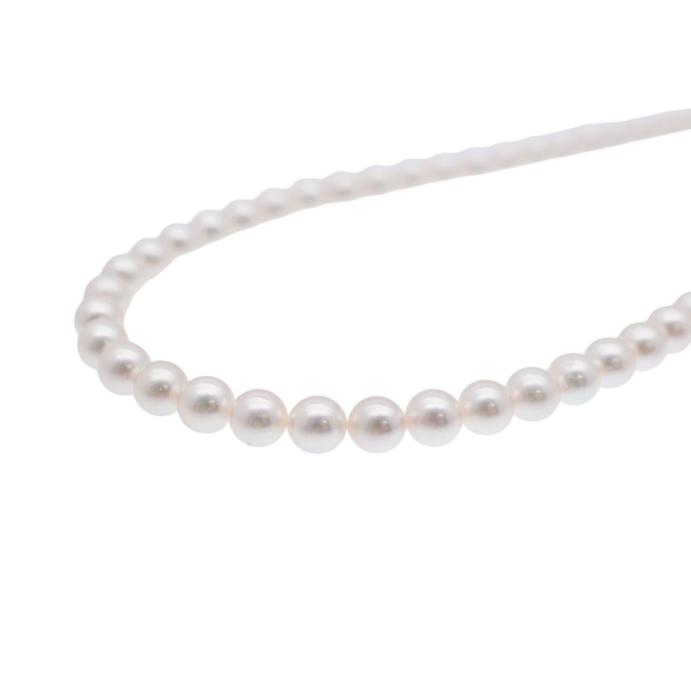 新品同様 ポーラ アコヤ真珠 6mm-6.5mm ネックレス パール/シルバー925 ジュエリー 0742【中古】POLA