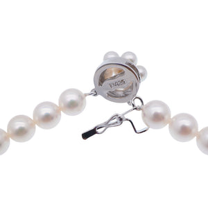 新品同様 ポーラ アコヤ真珠 6mm-6.5mm ネックレス パール/シルバー925 ジュエリー 0742【中古】POLA