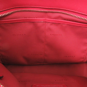 美品 コーチ シグネチャー 37118 キャンバス/レザー ベージュ トートバッグ 0772【中古】COACH