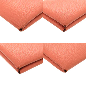 エルメス カルヴィ シェーブル フラミンゴ シルバー金具 T刻印 コインケース 財布 0783 【中古】 HERMES