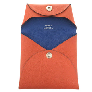 美品 エルメス バスティア ヴェルソ エバーカラー テールバテュー シルバー金具 Z刻印(2021年製) コインケース 茶 0784【中古】HERMES