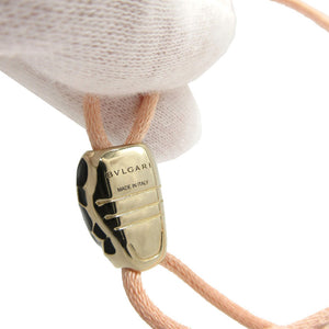 新品同様 ブルガリ セルペンティ フォーエバー ブレスレット ファブリック/メタル ピンク 0788【中古】BVLGARI