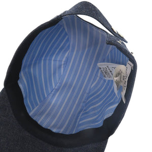 美品 エルメス デイヴィスアンクル デニム キャップ キャスケット インディゴ コットン サイズ59 帽子 コットンインディゴ 0790【中古】HERMES