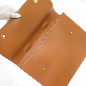 エルメス ダニューブ 38 シャモニー ナチュラル ブリーフケース 〇V ピアノ ヴィンテージ ビジネスバッグ 0842【中古】HERMES