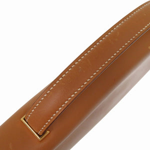 エルメス ダニューブ 38 シャモニー ナチュラル ブリーフケース 〇V ピアノ ヴィンテージ ビジネスバッグ 0842【中古】HERMES