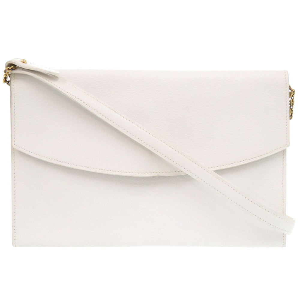 美品 エルメス ヴォーガリバー ホワイト ゴールド金具 〇K刻印 ヴィンテージ ショルダーバッグ 白 0848 【中古】 HERMES