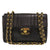 シャネル マドモアゼル デカマトラッセ ココマーク ラムスキン ブラック ショルダーバッグ 黒 0876【中古】CHANEL