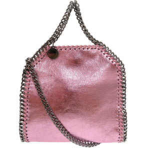 美品 ステラマッカートニー ファラベラ Falabella タイニー チェーンショルダーバッグ ハンドバッグ TINY TOTE 391698 W70005 ポリエステル ピンク 0908【中古】Stella McCartney