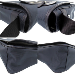 新品同様 ハンティングワールド ナイロンショルダーバッグ メッセンジャーバッグ ナイロン ネイビー 0922【中古】HUNTING WORLD