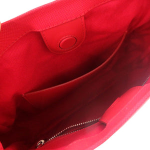 美品 サルヴァトーレフェラガモ カットアウト ショルダーバッグ カーフ ブラック レッド 0924【中古】Salvatore Ferragamo