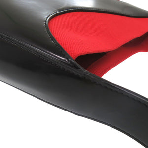 美品 サルヴァトーレフェラガモ カットアウト ショルダーバッグ カーフ ブラック レッド 0924【中古】Salvatore Ferragamo