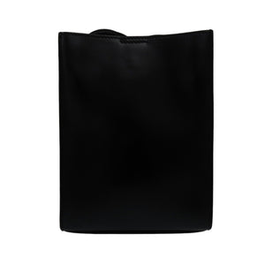 美品 ジルサンダー Tangle スモール J07WG0001 カーフレザー ブラック ショルダーバッグ 黒 0930【中古】JIL SANDER