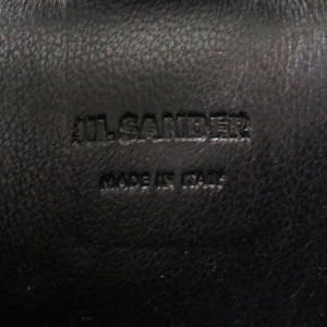 美品 ジルサンダー Tangle スモール J07WG0001 カーフレザー ブラック ショルダーバッグ 黒 0930【中古】JIL SANDER