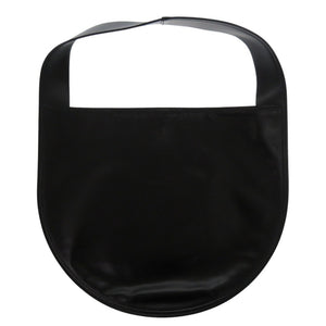 美品 ジルサンダー カーフレザー ブラック ハンドバッグ 黒 1010【中古】JIL SANDER