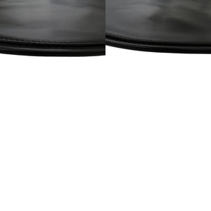 美品 ジルサンダー カーフレザー ブラック ハンドバッグ 黒 1010【中古】JIL SANDER