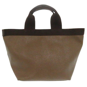 美品 エルベ シャプリエ 707GP リュクス舟型 レザー/キャンバス ブラウン ハンドバッグ 茶 1041【中古】Herve Chapelier