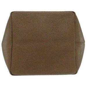 美品 エルベ シャプリエ 707GP リュクス舟型 レザー/キャンバス ブラウン ハンドバッグ 茶 1041【中古】Herve Chapelier