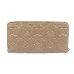 新品同様 ルイヴィトン アンプラント ジッピーウォレット M61864 モノグラムアンプラント ゴールド金具 グレー 長財布 1047【中古】LOUIS VUITTON