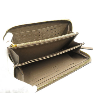 新品同様 ルイヴィトン アンプラント ジッピーウォレット M61864 モノグラムアンプラント ゴールド金具 グレー 長財布 1047【中古】LOUIS VUITTON