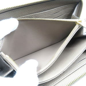 新品同様 ルイヴィトン アンプラント ジッピーウォレット M61864 モノグラムアンプラント ゴールド金具 グレー 長財布 1047【中古】LOUIS VUITTON