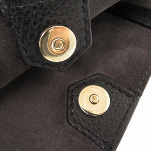 美品 ジミーチュウ ナイントゥーファイブ EW NINE2FIVE トートバッグ レザー ブラック 1070【中古】JIMMY CHOO