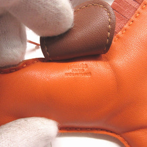 新品同様 エルメス ロデオチャームMM アニューミロ オレンジ ブリック フォーブ バッグチャーム キーホルダー 1079【中古】HERMES