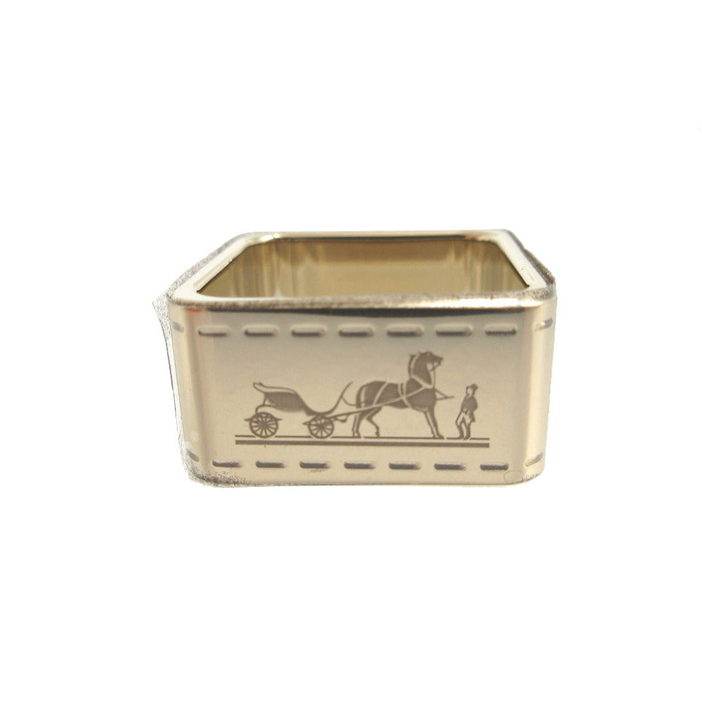 未使用 エルメス ボルデュック メタル ゴールド ツイリーリング スカーフリング 1080【中古】HERMES