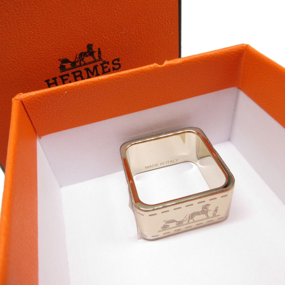 未使用 エルメス ボルデュック メタル ゴールド ツイリーリング スカーフリング 1080【中古】HERMES