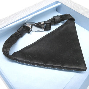 新品同様 プラダ 2YC011 ペット Sサイズ レーヨン サテン ブラック 黒 首輪 1099【中古】PRADA